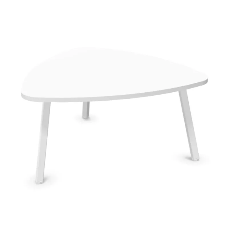 MEDIATOR│Table Basse galet H 34 X L70 cm│3 pieds métal