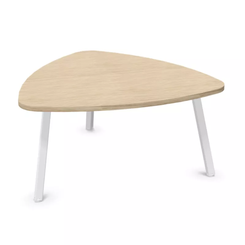 MEDIATOR│Table Basse galet H 34 X L70 cm│3 pieds métal