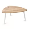 MEDIATOR│Table Basse galet H 34 X L70 cm│3 pieds métal