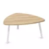 MEDIATOR│Table Basse galet H 34 X L70 cm│3 pieds métal