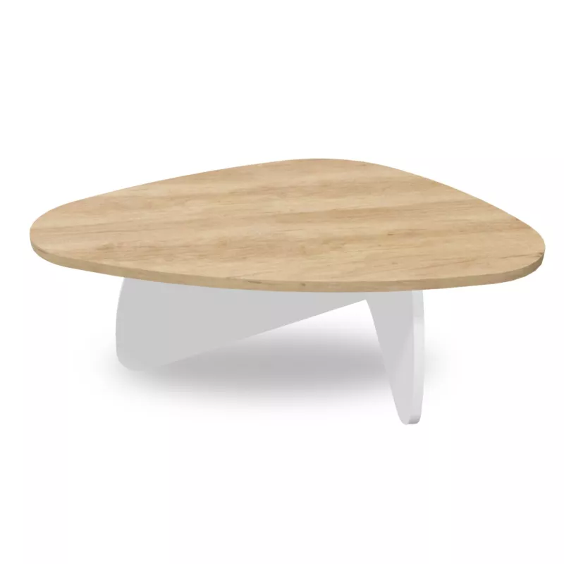 GALET│Table Basse galet H 41 X L120 cm│Pieds structurex