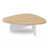 GALET│Table Basse galet H 41 X L120 cm│Pieds structurex