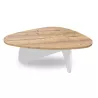 GALET│Table Basse galet H 41 X L120 cm│Pieds structurex