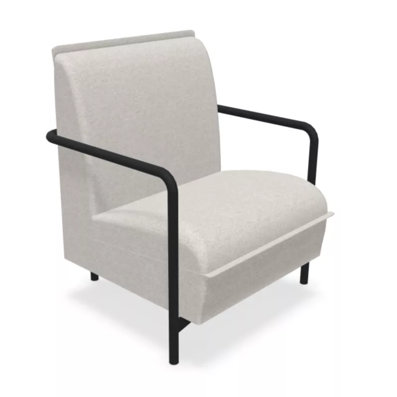 ANOUK│Fauteuil d'accueil 1 place│Tissu cat.B