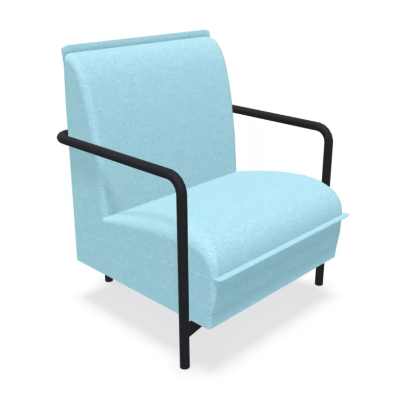 ANOUK│Fauteuil d'accueil 1 place│Tissu cat.B