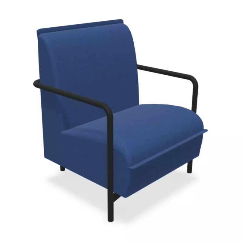 ANOUK│Fauteuil d'accueil 1 place│Tissu cat.B