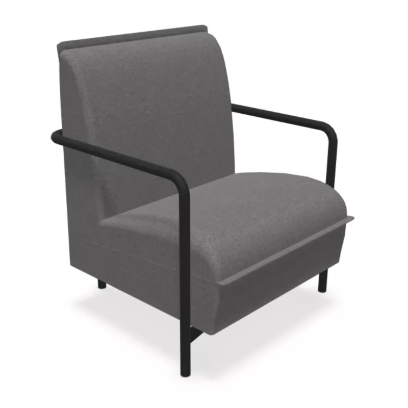 ANOUK│Fauteuil d'accueil 1 place│Tissu cat.B