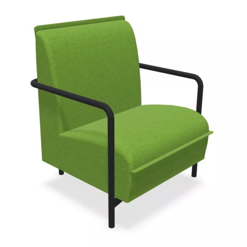 ANOUK│Fauteuil d'accueil 1 place│Tissu cat.B