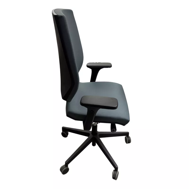 OPUS TISSU|Fauteuil de travail accoudoirs 4D|Gris orage