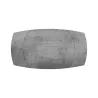 KHEOPS │Table extensible 130/190cm│Pieds en acier laqué noir mat│Coloris à choix