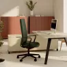 ALTURA│Fauteuil de direction tissu - Dossier Haut - têtière intégrée│Coloris à choix