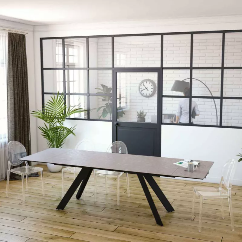 ONTARIO │Table extensible L 190-270 cm│Plateau céramique│Coloris à choix