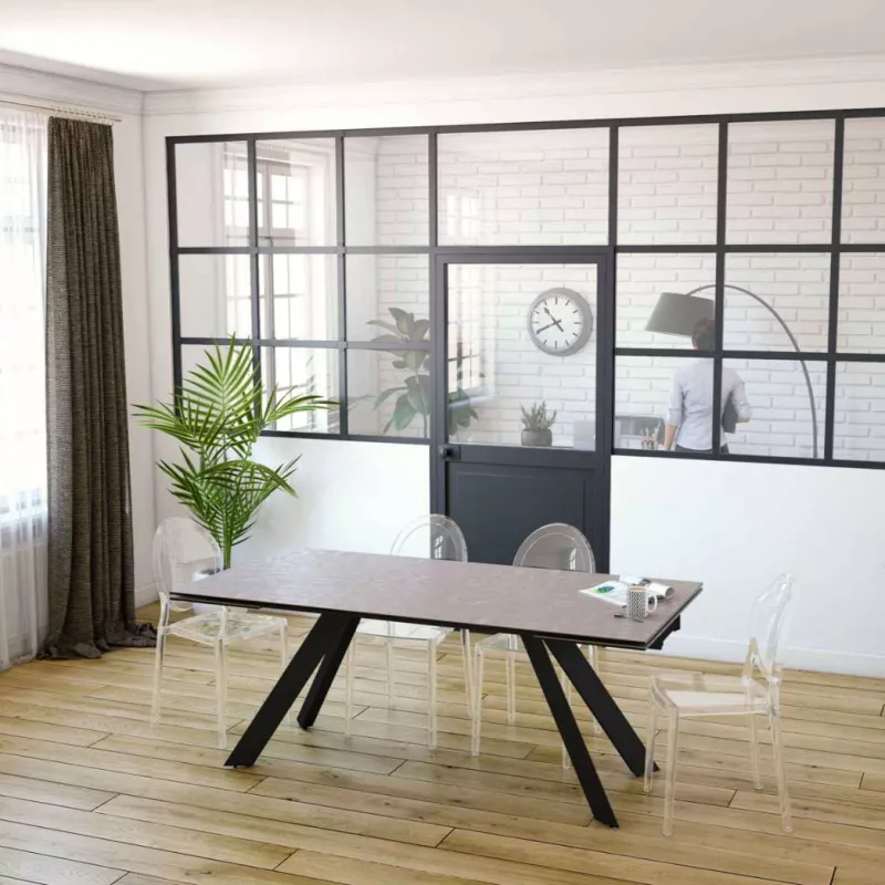 ONTARIO │Table extensible L 190-270 cm│Plateau céramique│Coloris à choix