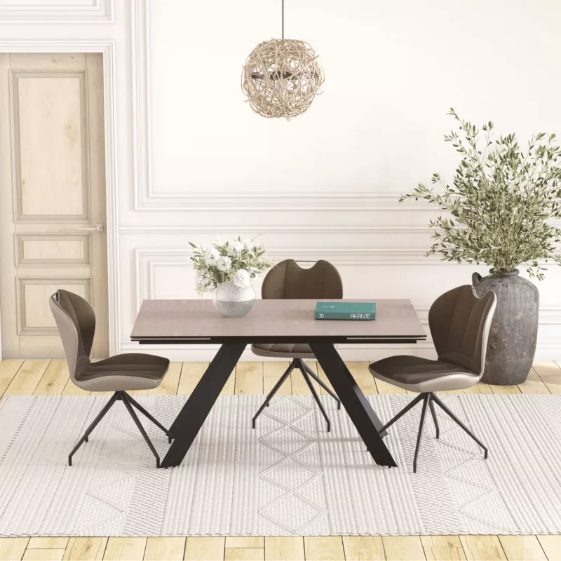 ONTARIO │Table extensible L 150-230 cm│Plateau céramique│Coloris à choix