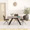 ONTARIO │Table extensible L 150-230 cm│Plateau céramique│Coloris à choix