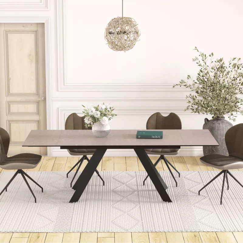ONTARIO │Table extensible L 150-230 cm│Plateau céramique│Coloris à choix