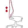GIROFLEX®│Fauteuil modèle 64-3078│dossier bas│Tissu noir neuf