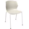 MY FRILL│Chaise Monocoque│4 pieds acier blanc│Coloris à choix