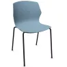 MY FRILL│Chaise Monocoque│4 pieds acier noir│Coloris à choix
