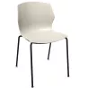 MY FRILL│Chaise Monocoque│4 pieds acier noir│Coloris à choix