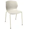 MY FRILL│Chaise Monocoque│4 pieds acier assortis à la coque│Coloris à choix