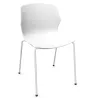 MY FRILL│Chaise Monocoque│4 pieds acier assortis à la coque│Coloris à choix