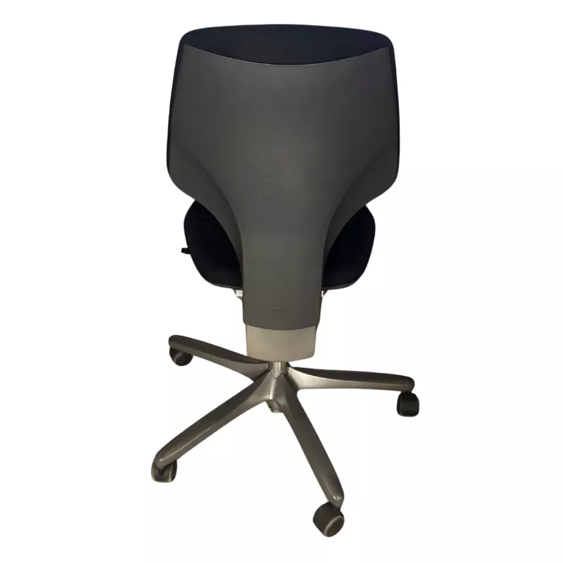 GIROFLEX®│Fauteuil modèle 64-3078│dossier bas│Tissu noir neuf