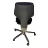 GIROFLEX®│Fauteuil modèle 64-3078│dossier bas│Tissu noir neuf