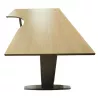 IDOL│Bureau retour à gauche L180/80xP120/60│Chêne clair/Gris aluminium