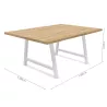 COHESION│Table Conférence L160xP120│38 mm│6-8 personnes