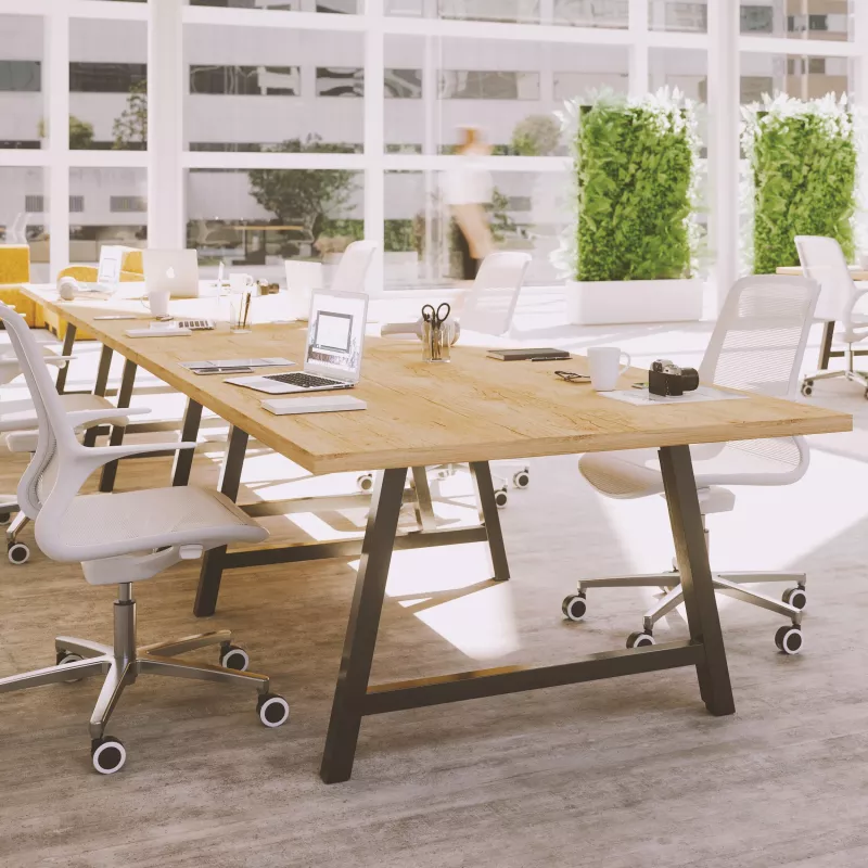 COHESION│Table Conférence L160xP120│38 mm│6-8 personnes