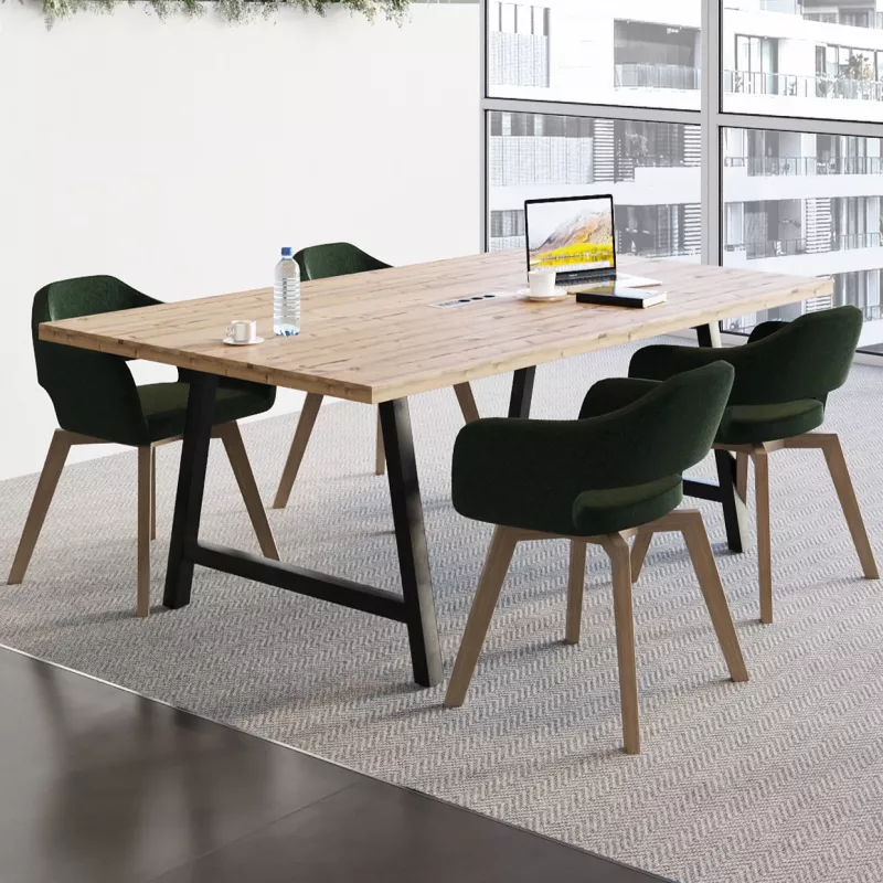 COHESION│Table Conférence L200xP120│38 mm│8-10 personnes
