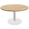 ENSEMBLE│Table ronde pied central│100 cm│ 3-4 personnes