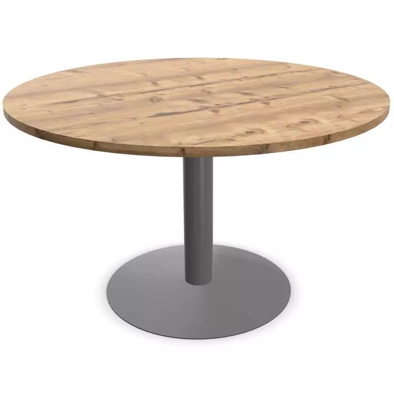 ENSEMBLE│Table ronde pied central│100 cm│ 3-4 personnes