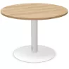ENSEMBLE│Table ronde pied central│100 cm│ 3-4 personnes