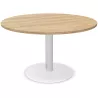 ENSEMBLE│Table ronde pied central│120 cm│ 4-5 personnes