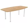 ENSEMBLE│Table tonneau│L200xP100│4 pieds│6-8 personnes