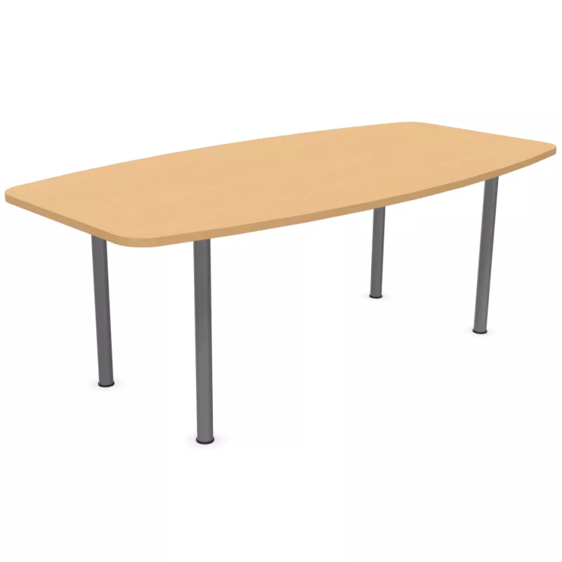ENSEMBLE│Table tonneau│L200xP100│4 pieds│6-8 personnes
