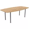 ENSEMBLE│Table tonneau│L200xP100│4 pieds│6-8 personnes