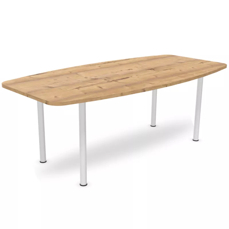 ENSEMBLE│Table tonneau│L200xP100│4 pieds│6-8 personnes