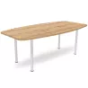 ENSEMBLE│Table tonneau│L200xP100│4 pieds│6-8 personnes