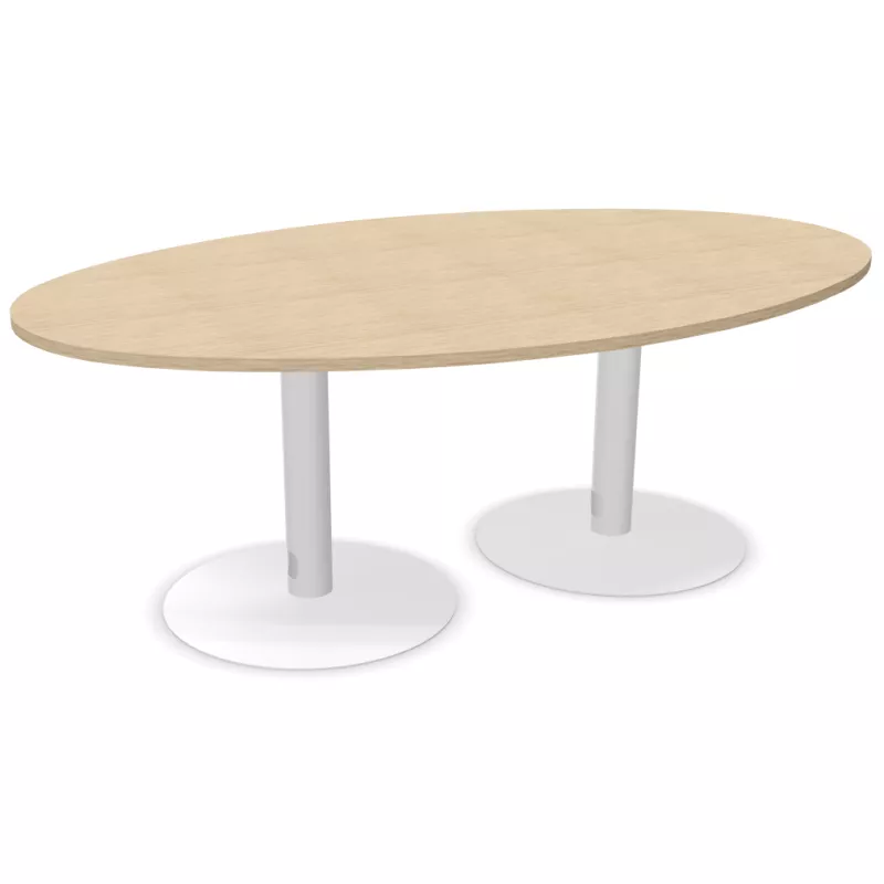 ENSEMBLE│Table tonneau│L200xP100│2 pieds│6-8 personnes