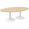 ENSEMBLE│Table tonneau│L200xP100│2 pieds│6-8 personnes