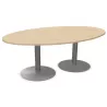 ENSEMBLE│Table tonneau│L200xP100│2 pieds│6-8 personnes