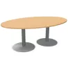 ENSEMBLE│Table tonneau│L200xP100│2 pieds│6-8 personnes