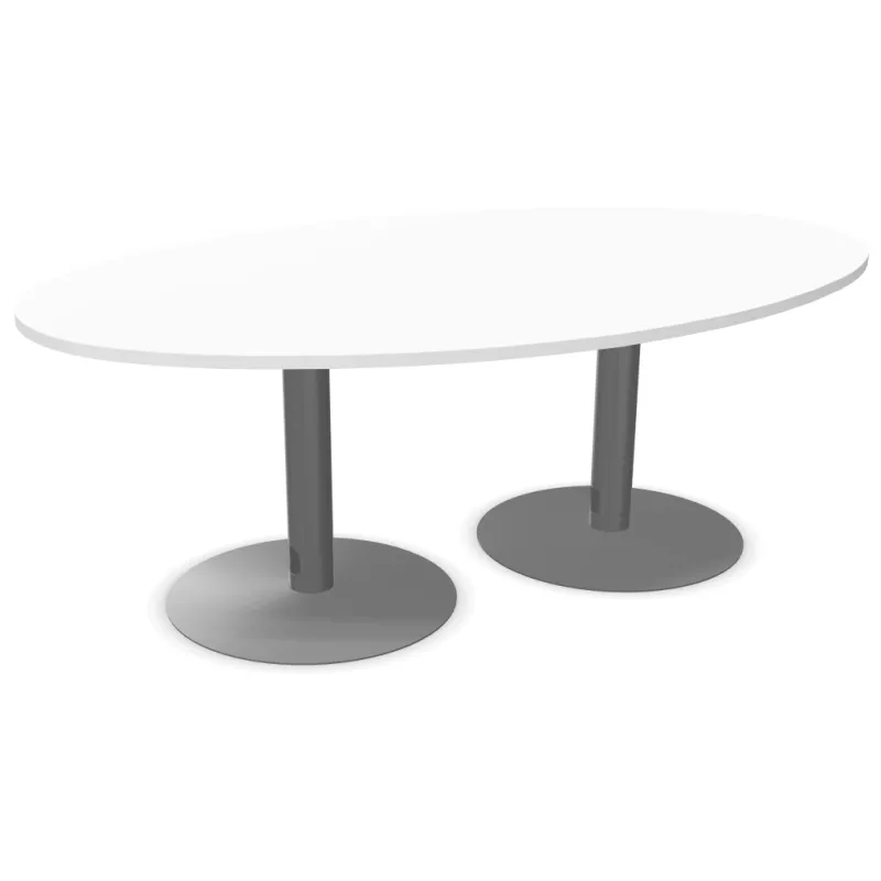 ENSEMBLE│Table tonneau│L200xP100│2 pieds│6-8 personnes