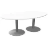 ENSEMBLE│Table tonneau│L200xP100│2 pieds│6-8 personnes