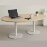 ENSEMBLE│Table tonneau│L200xP100│2 pieds│6-8 personnes