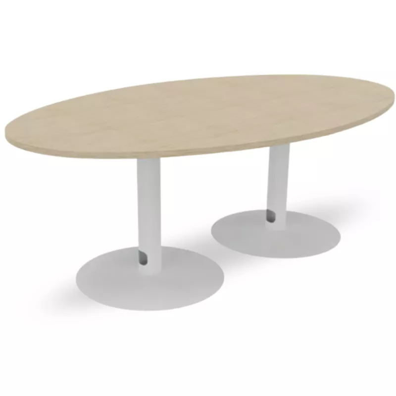 ENSEMBLE│Table tonneau│L200xP100│2 pieds│6-8 personnes