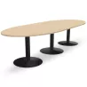 ENSEMBLE│Table ovale│L325xP120│3 pieds│10-12 personnes